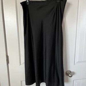 PAIGE midi slip skirt